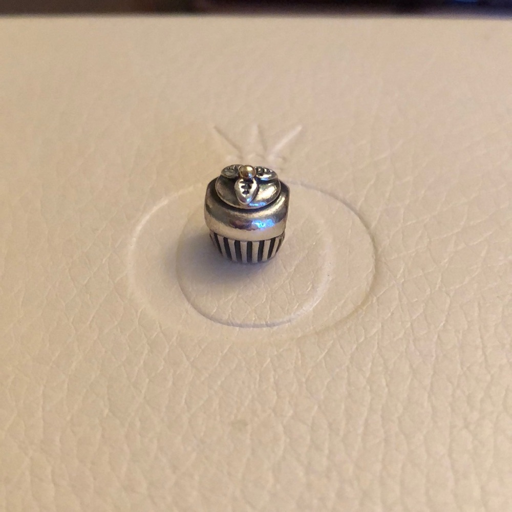 Authentic Pandora Two Tone Cupcake Charm